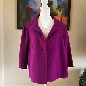 Talbots | Purple Wool Blazer Size 6P